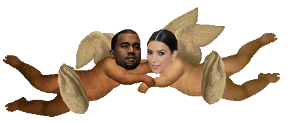 kim and Kanye cupids