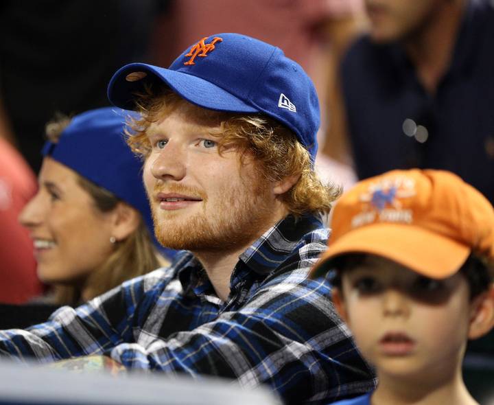 ed sheeran baseball game